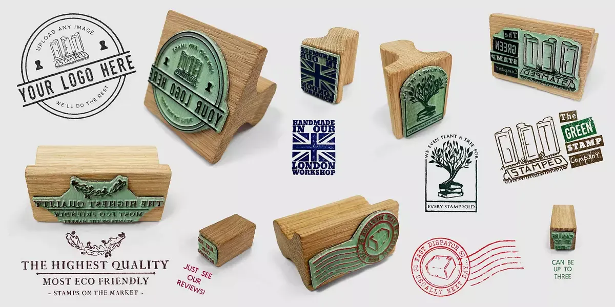 duurzame grondstof boog Pretentieloos Personalised & Custom Stamps | Get Stamped - The Green Rubber Stamp Company